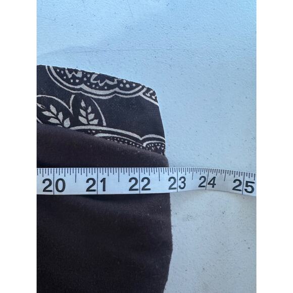 Vtg Erica Brooke Strapless Dress Size 24 Brown Fairy 80s Whimsical Floral Boho - Picture 9 of 12